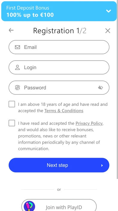 Inserimento dati personali per la registrazione LibraBet